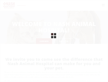 Tablet Screenshot of nashanimalhospital.com